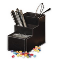 Faux Leather Desk Organizer with Jelly Belly Jelly Beans